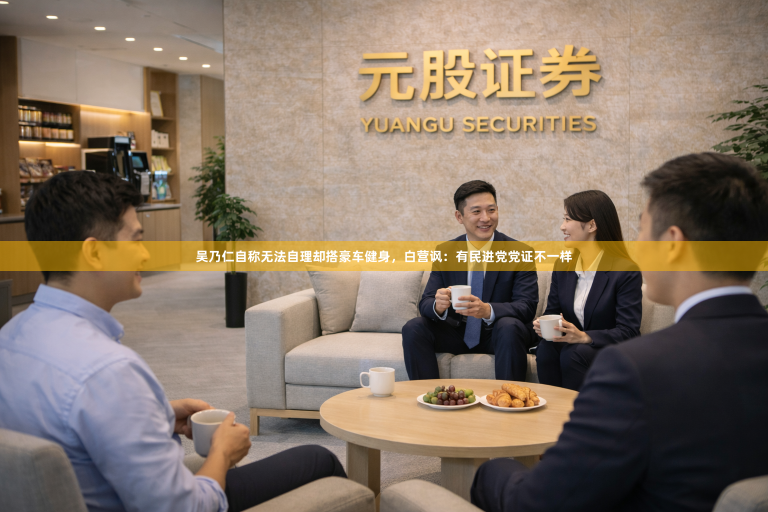吴乃仁自称无法自理却搭豪车健身，白营讽：有民进党党证不一样