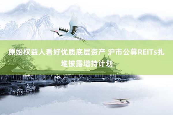 原始权益人看好优质底层资产 沪市公募REITs扎堆披露增持计划
